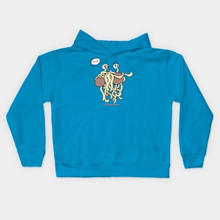 Chill Flying Spaghetti Monster Kids Hoodie